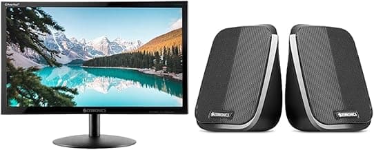 ZEBRONICS Zeb-V19Hd 18.5 Inch (46.99 Cm) Led Monitor with Supporting Hdmi, Vga Input, Hd 1366 X 768