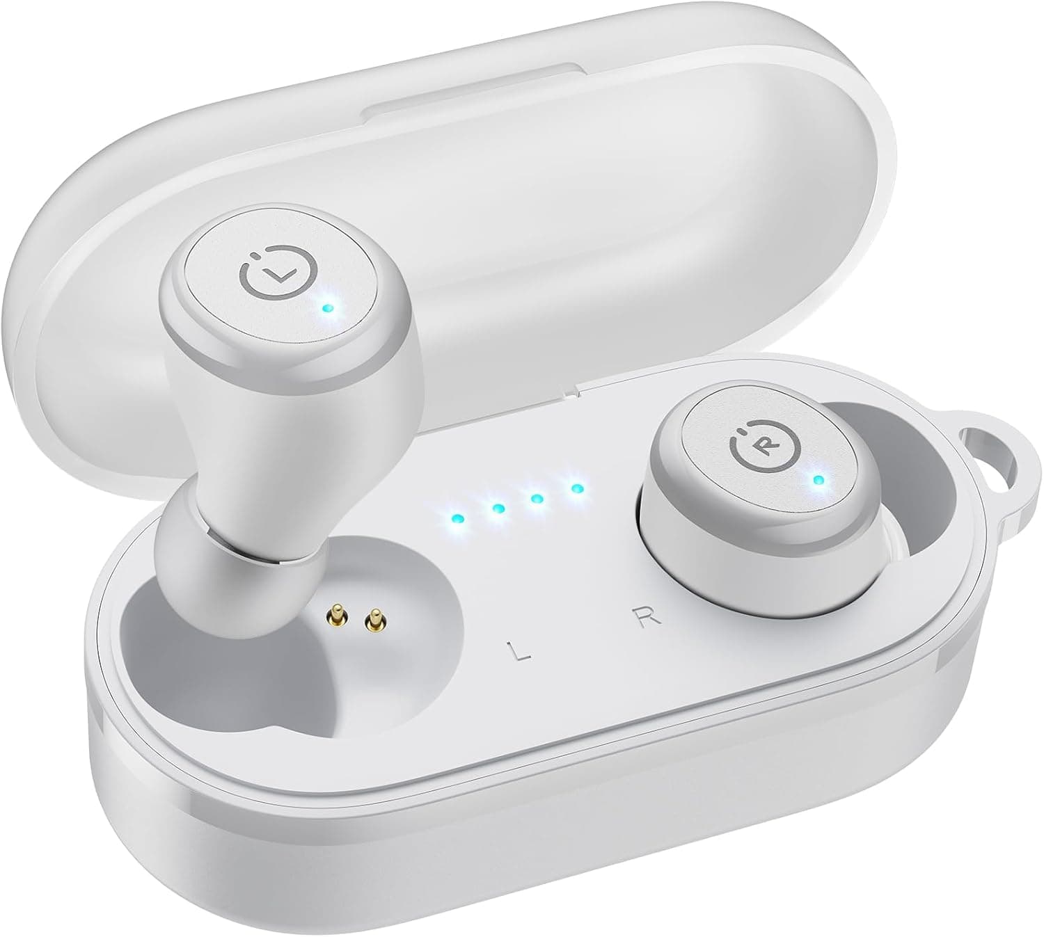 TOZO T10 Bluetooth 5.3 Wireless Earbuds with Wireless Charging Case IPX8 Waterproof Stereo Headphones in Ear Built in Mic Headset Premium Sound with D...