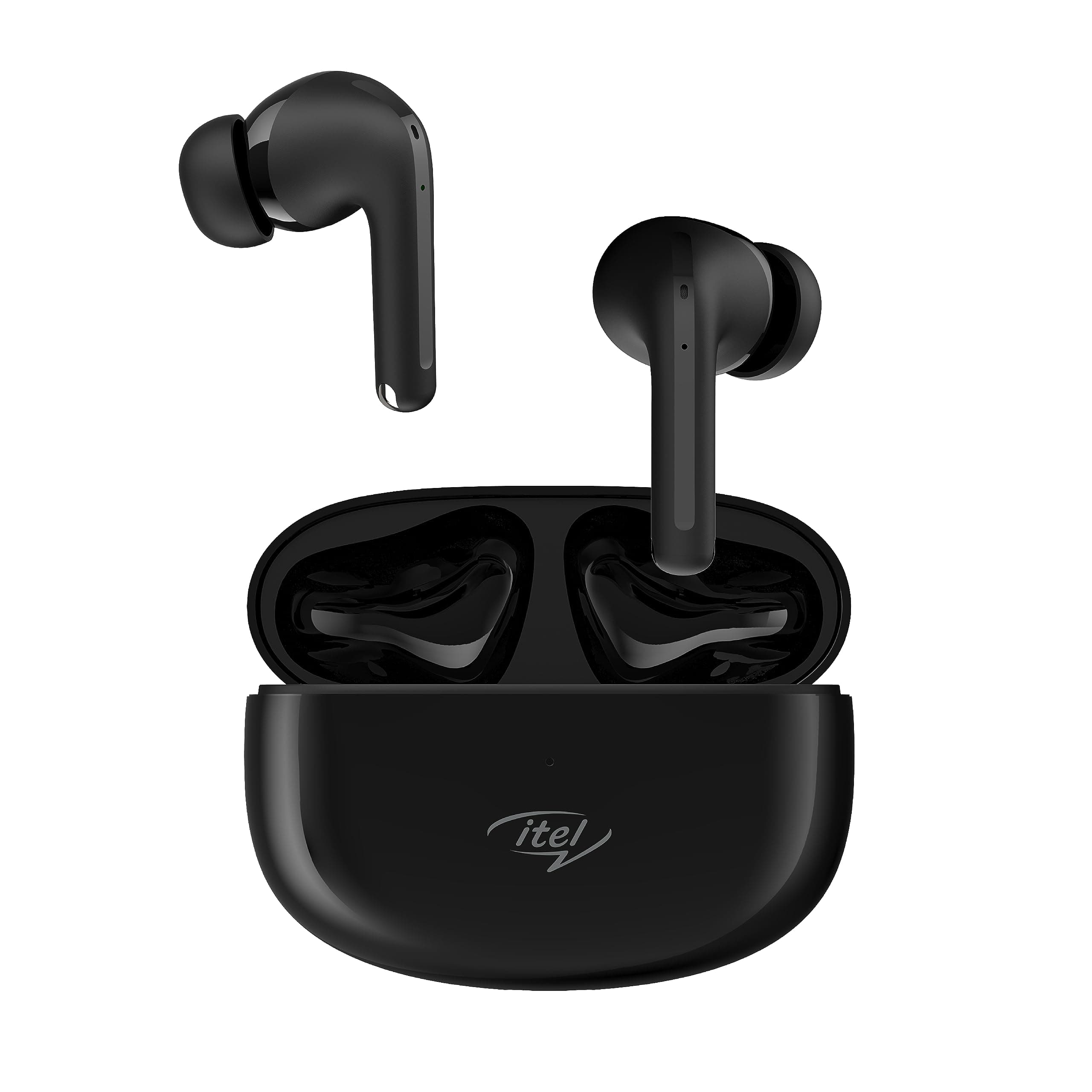 itel T31 Truly Wireless Earbuds with 30H Playtime, ANC up to - 25db Along with Transparency Mode, Quad Mic ENC, IPX5 Rating, 10MM Bass Boost Drivers, ...