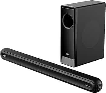 (Refurbished) boAt Aavante Bar 1680D Bluetooth Soundbar with Dolby Audio, 120W RMS Signature Sound, 2.1 Channel, 3D Surround Sound, Multi-Compatibilit...