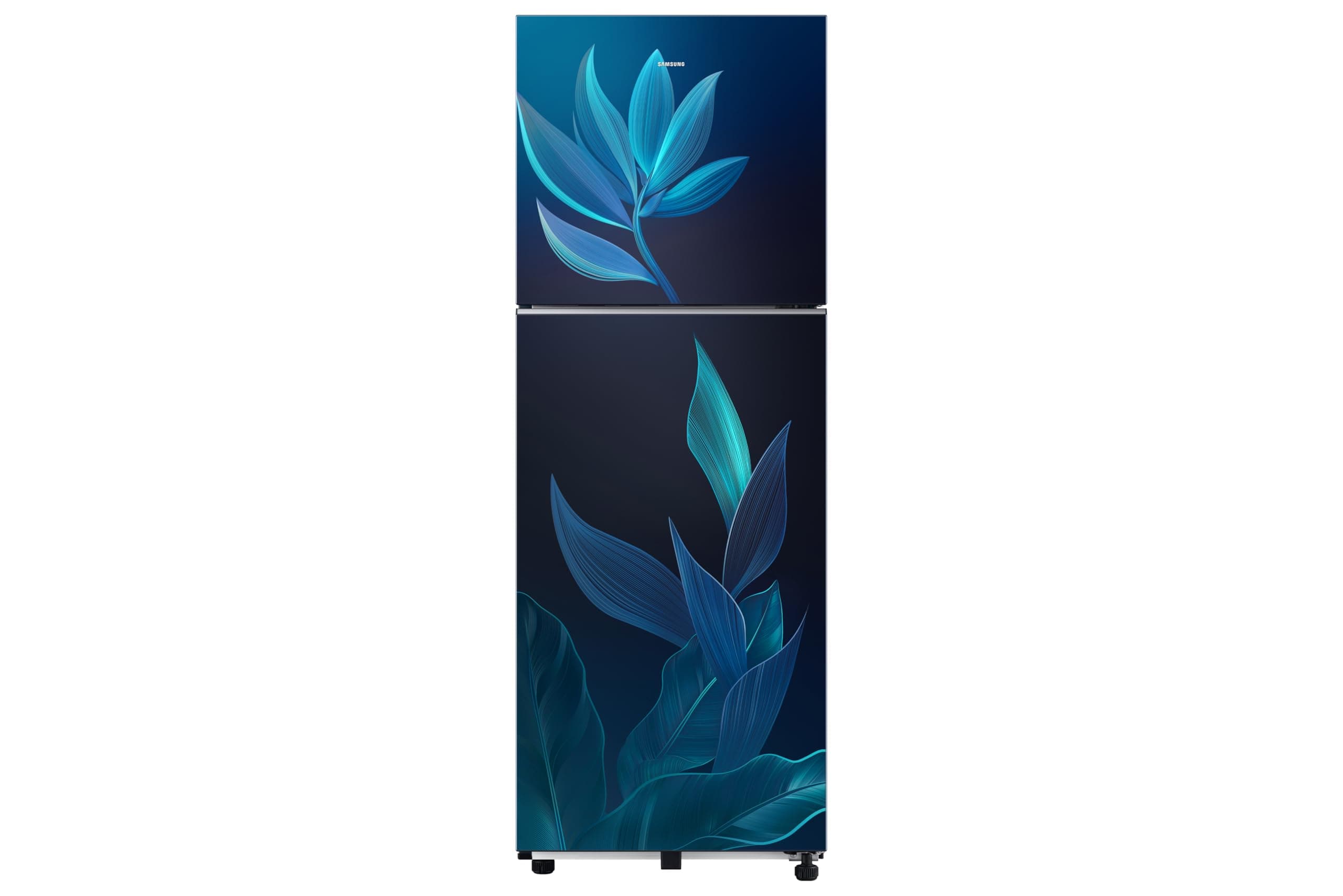 Samsung 236 L, 2 Star, Convertible, Digital Inverter Frost Free Double Door Refrigerator (RT40H28U2PBHL, Paradise Bloom Bl...