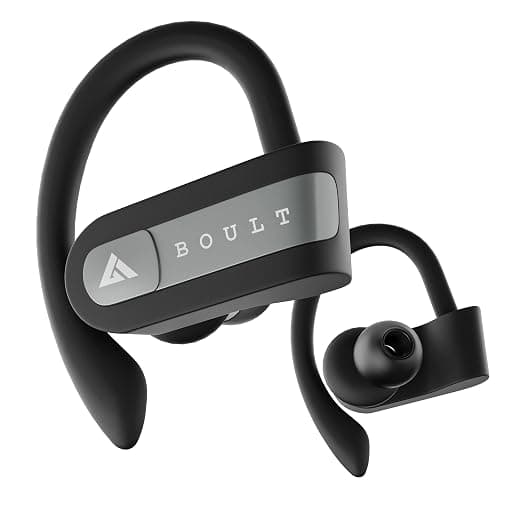 Boult Audio Airbass Muse Buds 18H Total Playtime, Deep Bass with Sports Fit, Ipx5 Sweatproof, Voice Assistant Bluetooth Truly Wireless in Ear Earbuds