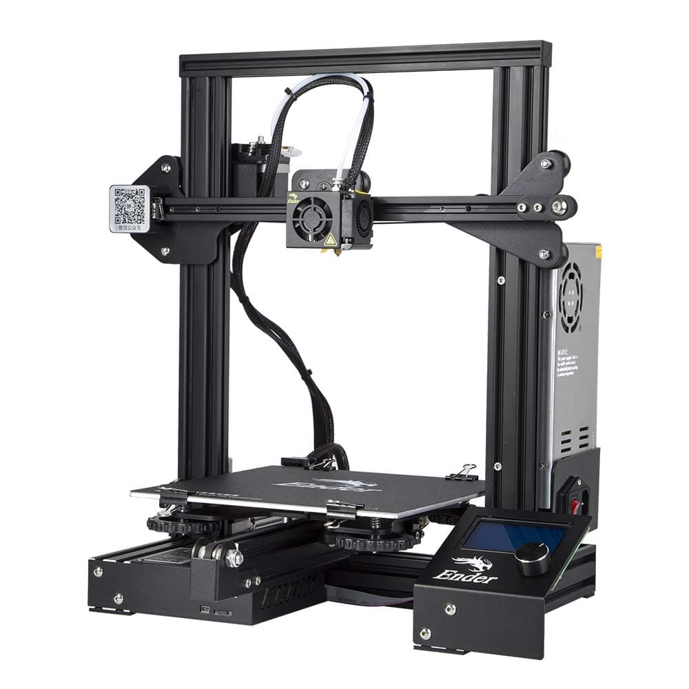 WOL3D ENDER 3 MODEL 2022, ORIGINAL DIY 3D PRINTER WITH RESUME FUNCTION AND EASY TO ASSEMBLE (Print size - 220X220X250 MM)