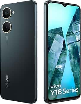 vivo Y18e (Space Black, 4GB RAM, 64GB Storage) with No Cost EMI/Additional Exchange Offers | Without Charger