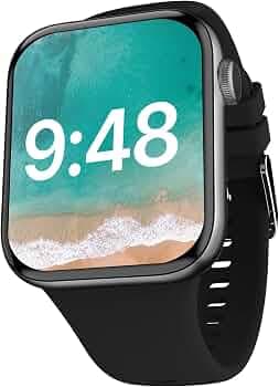 (Refurbished) CrossBeats Hustl Smartwatch,Large Metal 2.01 TruHue HD Display, Dual Speaker Bluetooth BT Calling, 125+ Sports Mode,AI Voice Assistant,F...