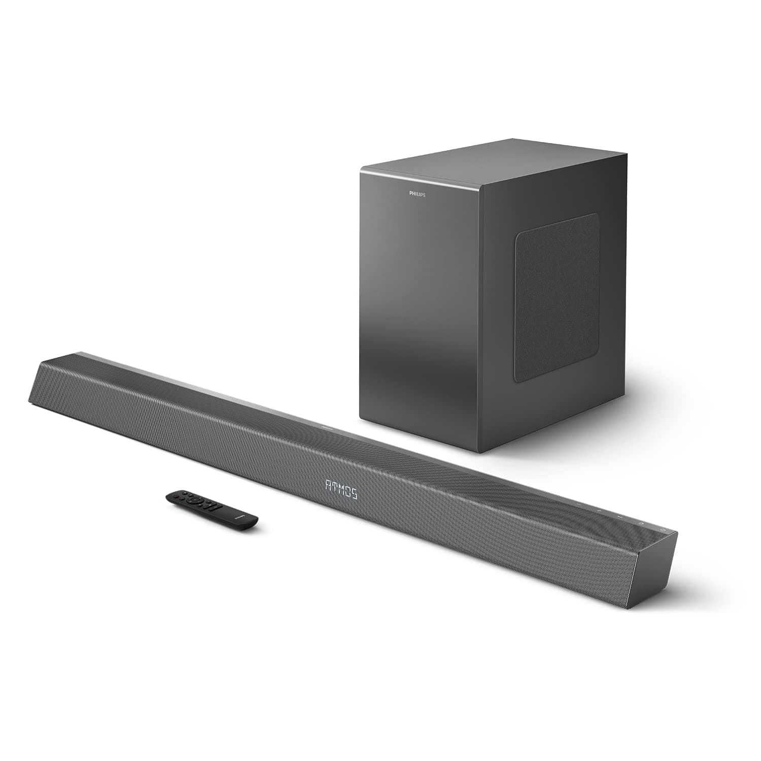 Philips Audio TAB8947 3.1.2CH 660W Bluetooth Soundbar with Wireless Subwoofer, HDMI ARC and USB Input
