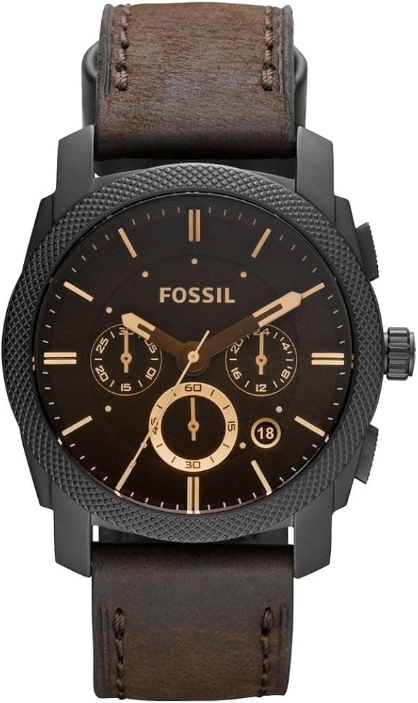 Fossil Analogue Brown Dial Men's and Boy's Watch-Fs4656