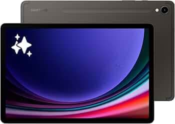 (Refurbished) Samsung Galaxy Tab S9 27.81 cm (11 inch) Dynamic AMOLED 2X Display, RAM 12 GB, ROM 256 GB Expandable, S Pen in-Box, Wi-Fi Tablet, Gray