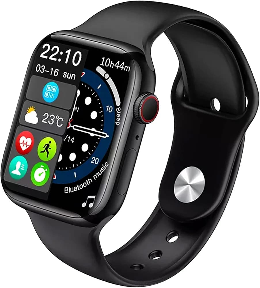 VARNI V Smart 1.75inch HD Amoled Display with BT Calling | 100+ Watch Faces | Colorful Dial | GPS Tracking | Health Monitoring | 100+ Sports Mode | IP68 Waterproof Smart Watch for Men & Women (Black)