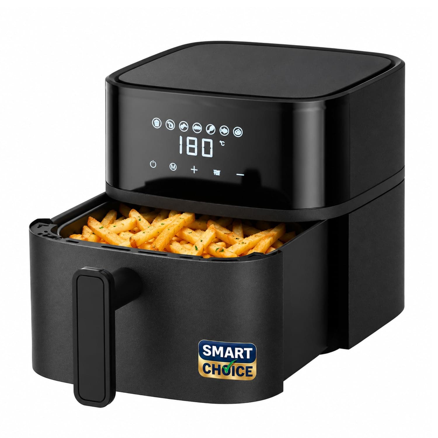 Lifelong 4.2 Litre Digital Air Fryer |Detachable Handle, Touch Control, Non-Stick Basket, Rapid Air Technology |Oil-Free Cooking for Frying, Grilling,...