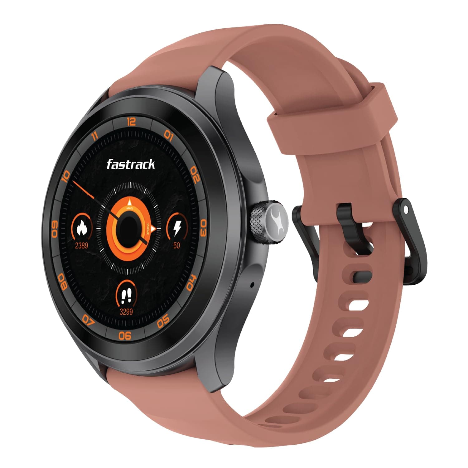 Fastrack VOX Pro Smart Watch with Offline Voice Commands,to-Do List, Rotary Crown, 1.38 TFT Display, BT Calling, 24/7 Health Suite, SpO2, HRM, Sleep T...