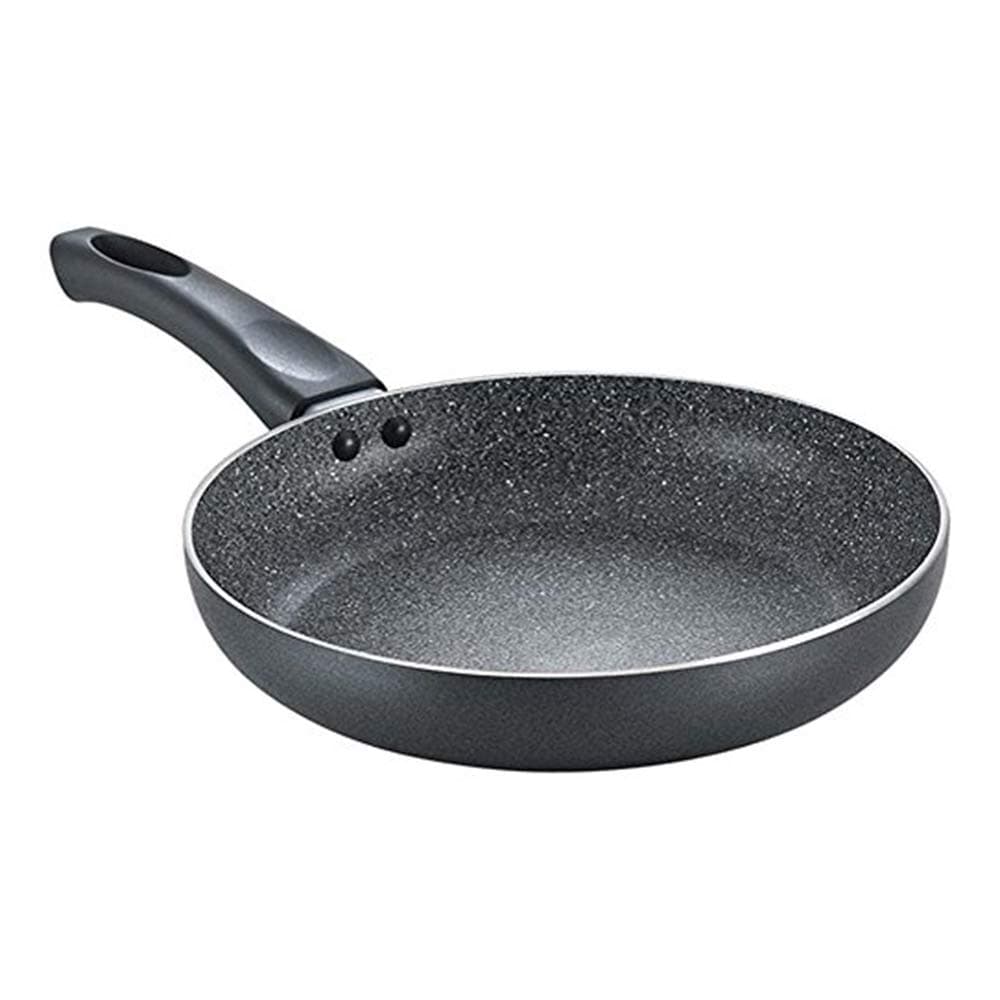 Prestige Aluminium Omega Deluxe Granite Fry Pan, 28 cm, Black (36306)
