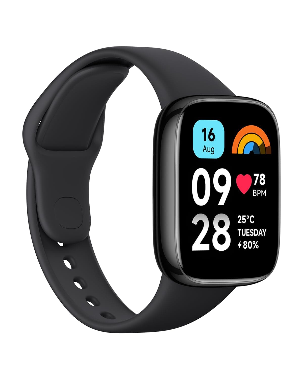Xiaomi Redmi Smart Watch 3 Active Black| 1.83 Inch Big LCD Display, 5ATM Water Resistant, 12 Days Battery Life, GPS, 100+ Workout Mode, Heart Rate Mon...