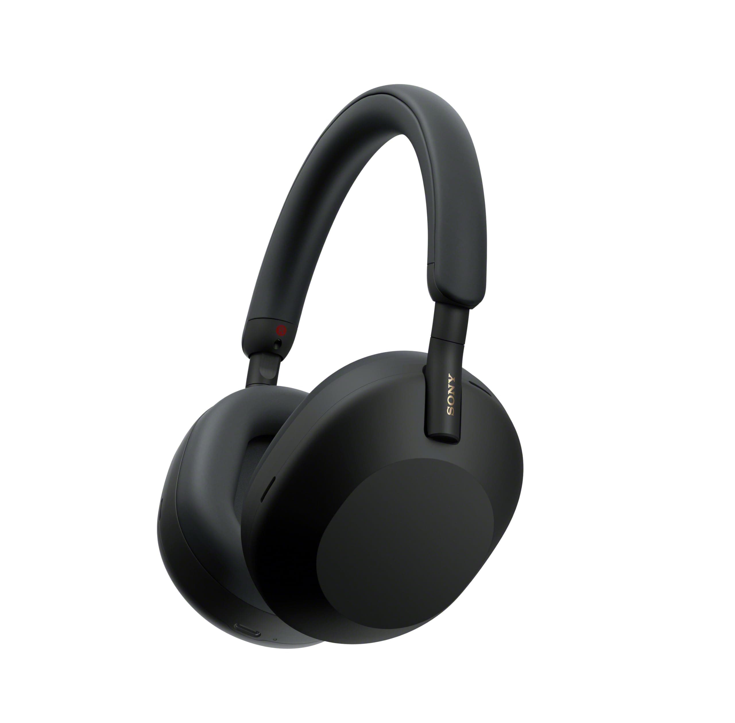 Sony WH-1000XM5 Wireless Industry Leading Noise Canceling Headphones with Auto Noise Canceling Optimizer, Crystal Clear Hands-Free Calling, and Alexa Voice Control, Black