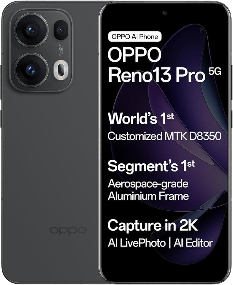 OPPO Reno13Pro (Graphite Grey, 12GB+ 256GB)-Without Offer