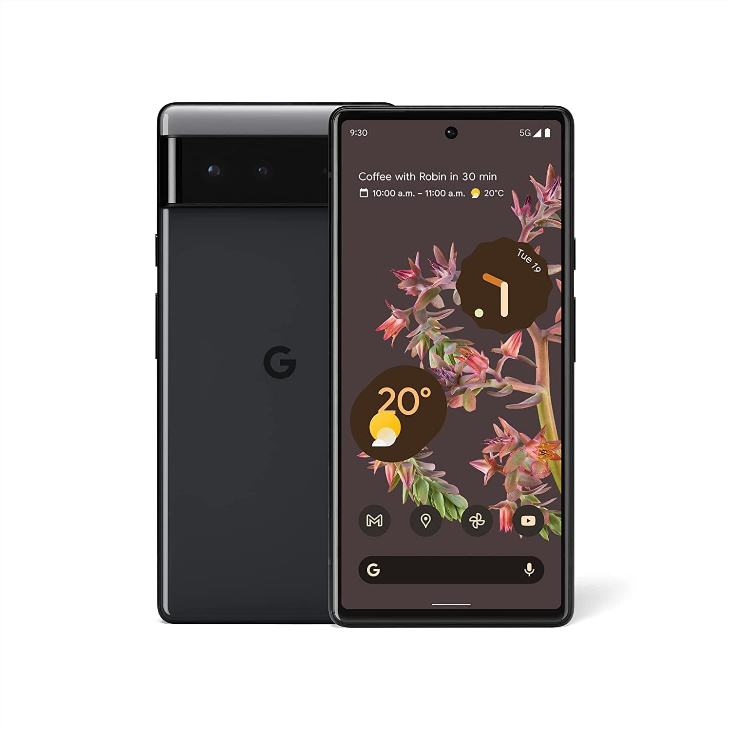 Google Pixel 6 (Black, 8GB RAM, 128GB Storage)