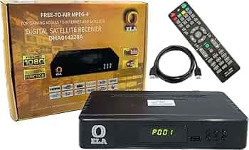 Tech-lobby DD Free Dish DTH MPEG4 HD Set Top Box for 120+ Free TV Channels with Recording Feature.