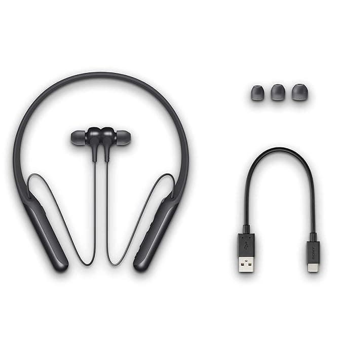 Sony WI-C600N Wireless Bluetooth in Ear Neckband Headphone with Mic (Black) In-Ear
