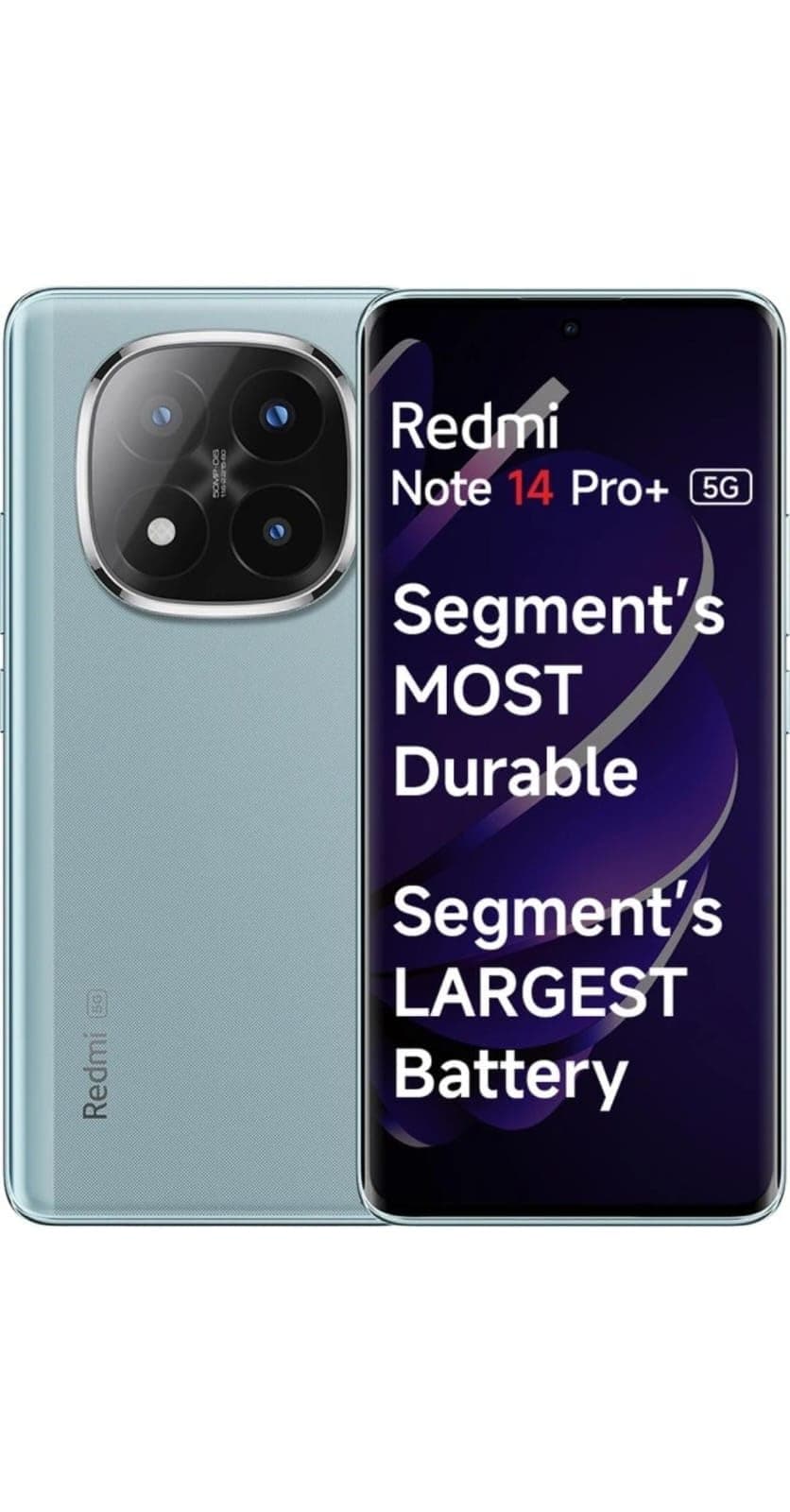 Redmi Note 14 Pro+ 5G (Spectre Blue, 8GB RAM+ 256GB Storage)
