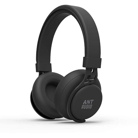 ANT AUDIO Treble 900 Wireless Bluetooth On Ear Headphone with Mic (Carbon Black) On-Ear