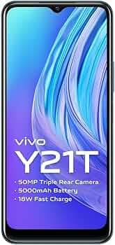 Vivo Y21T (Midnight Blue, 4GB RAM, 128GB ROM) Without Offers