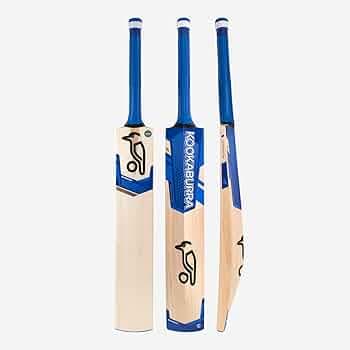 TOSKA Full Size Kookaburra Cricket Bat for All Hard and Soft Tennis Ball/Leather Ball Cricket Bat (Men|Women) (Blue)