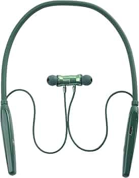 Lazer Firefly in-Ear Bluetooth 5.0 Wireless Neckband with Mic, 10mm Drivers Magnetic Earbuds, Touch Controls, Noise Cancellation, Sweatproof and IPX4 ...