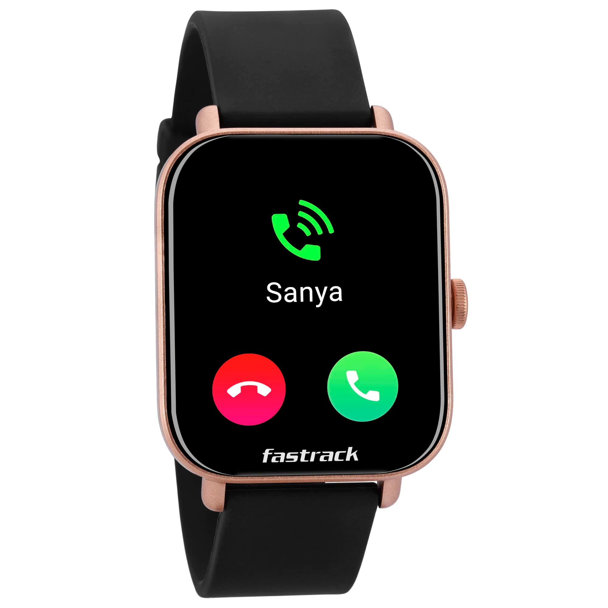 New Fastrack Reflex VOX 2.0 Smart Watch|BT Calling|1.8" HD Display|Music Storage|TWS Connect|AI Voice|50+ Sports Modes|100+ Watchfaces|24x7 HRM|BP Monitor|SpO2|Sleep Tracker|Fast Charge|5 Day Battery*