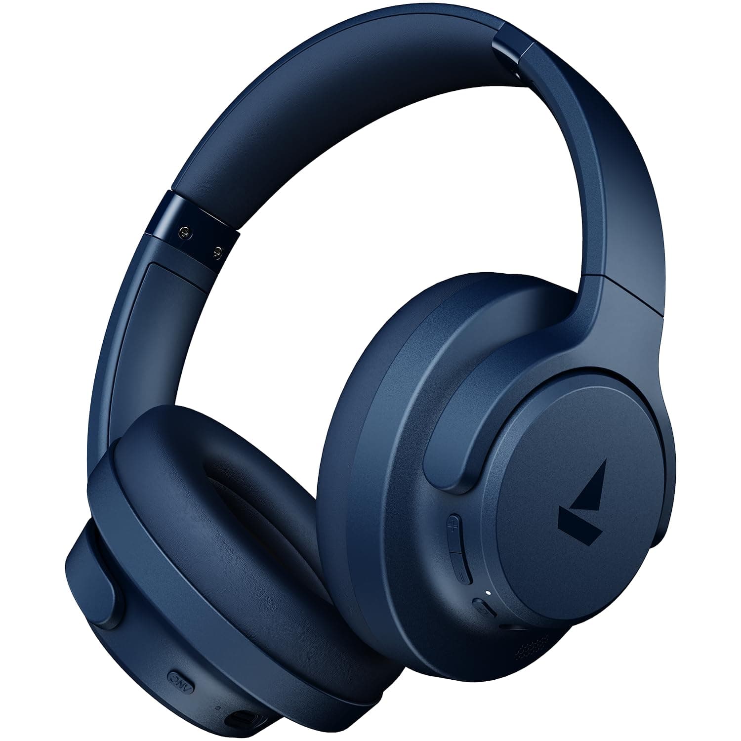 boAt 2025 Launch Rockerz 512 ANC, 40dB Hybrid ANC, 80Hrs Playback, 40mm Drivers, 40ms Latency Beast Mode, ENx Tech, App Support, Bluetooth Headphones, Wireless Headphone with Mic (Bold Blue)