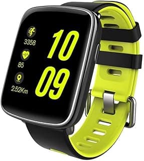OPTA SB-160 Bluetooth Smartwatch with C All and Phonebook Function HD Large Color Display Health Monitoring Medium (Black and Green)