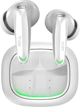truke New Launch BTG Crystal True Wireless in Ear Buds with Dual Pairing, Spatial Audio Earbuds, 40ms Low Latency, 68H Playtime Fast Charge, HiFi DSP ...