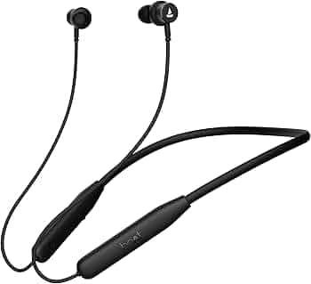 boAt Rockerz 111 Bluetooth Wireless Neckband with Up to 40 hrs Playtime, Dual Device Pairing, ENx Tech, Beast Mode, ASAP Charging, BTv5.3, IPX5,Type-C...