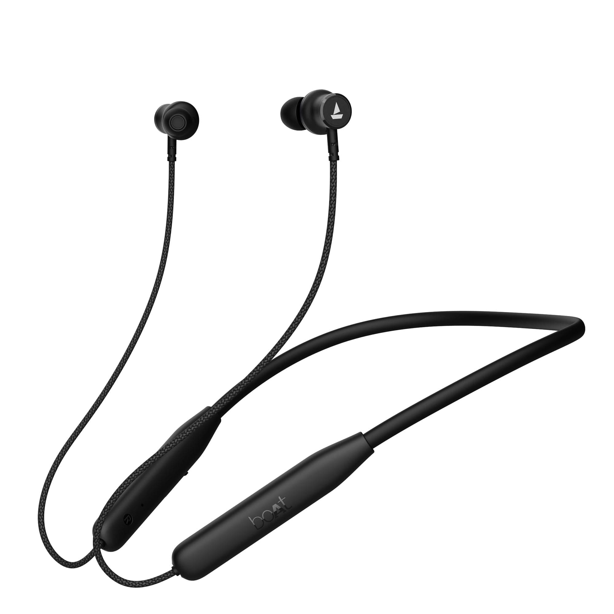 boAt Rockerz 110 Wireless Neckband with Up to 40 hrs Playtime, Dual Device Pairing, ENx Tech, Beast Mode, ASAP Charging, BTv5.3,IPX5,Type-C Interface ...