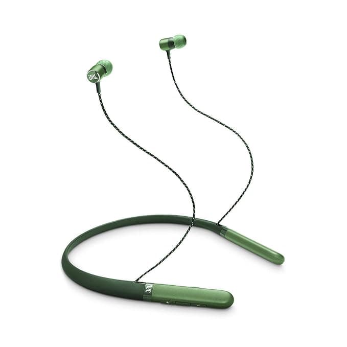 JBL LIVE200BT by Harman Wireless in Ear Neckband Headphone with Mic (Green) In-Ear