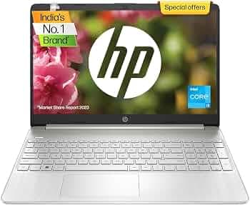 HP Laptop 15,12th Gen Intel Core i3-1215U,15.6 inch(39.6 cm),FHD,Anti-Glare,8 GB DDR4,512 GB SSD,Windows 11,MSO,Dual Speakers,1.69 kg,Natural Silver,1...