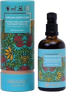 Varaasa Nirujam Joint Care | Best Pain Relief Ayurvedic Body Oil with 40+ Power Herbs | No Burning Sensation | Soothes Knee, Neck, Back Pain & Stiffne