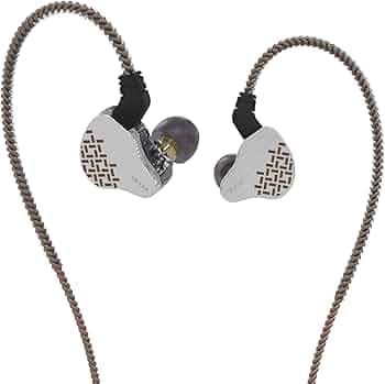 Yinyoo KBEAR Rosefinch in Ear Wired Earphones Bass Headphones with 1DD Unit, Detachable Cable 3.5mm Plug for Rehearsals,Stage,Musician, Audiophile, Ga...