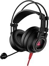 (Renewed) boAt Immortal IM-200 7.1 Wired Channel USB Gaming Headphone with RGB Breathing LEDs & 50mm Drivers (Active Black)