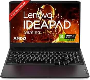 Lenovo IdeaPad Gaming 3 AMD Ryzen 5 5600H 15.6" (39.62cm) FHD IPS 250nits 120Hz Gaming Laptop (16GB/512GB SSD/Win 11/Office 21/NVIDIA GTX 1650 4GB/Ale...