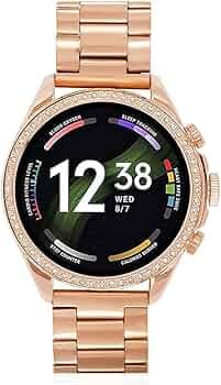 DHRIYA GEN 8 Women's Rose Gold Smart Watch Talk 2 Bluetooth Calling Smartwatch with 3 Button, Hands On Voice Assistance HD Display, 14 Sports Modes wi...