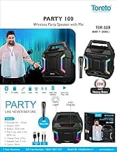 Toreto 100, 328 20 Watt Wireless Bluetooth Party Speaker (Black)