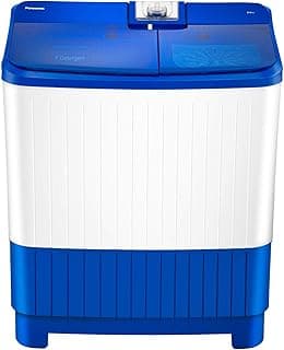 Panasonic 8.0 Kg Semi-Automatic Top Loading Washing Machine (NA-W80B5ARB, Blue)