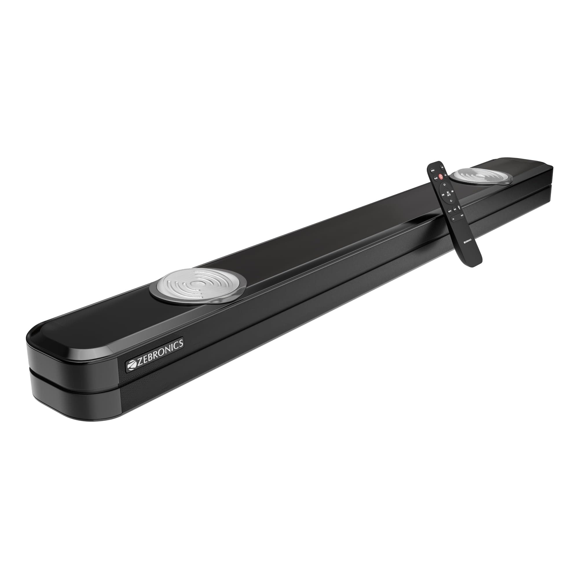 Zeb-Juke BAR 3650 PRO Wireless Bluetooth Single Soundbar with Supporting Wall Mount, USB, AUX, Coaxial in, HDMI ARC & Remote Control. (100 Watt, 2.2 Channel)
