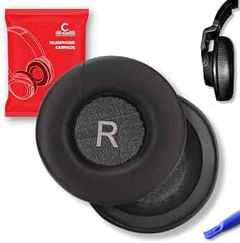 Crysendo Headphone Cushion Compatible with JBL C300SI, T250SI, T450, T460BT, T600, TUNE 500BT 520BT Headphone | 70mm Protein Leather & Soft Foam Ear C...