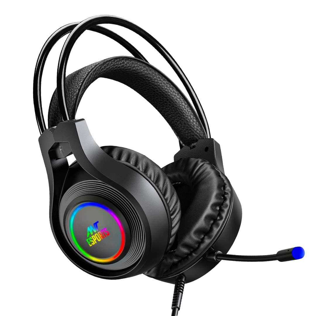 Ant Esports H570 7.1 Wired Over Ear Headphones with Mic (Black) Headsets