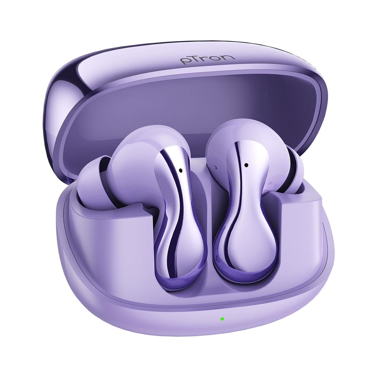 pTron Bassbuds Tango in-Ear TWS Ear Buds w/Custom EQ, 50hrs Playtime, Pristine Sound, Dual Mic, TruTalk ENC Calls, Mobile App, Wireless Bluetooth V6.0...