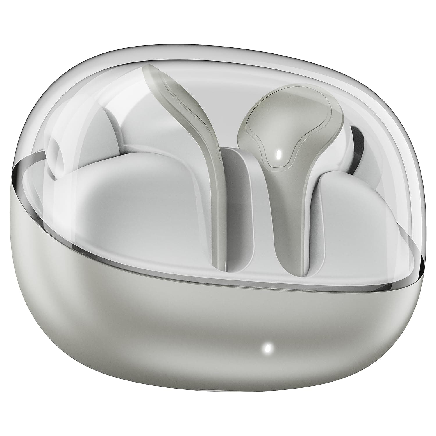 boAt New Launch Airdopes Plus 311, Glass Design, Dual Mics ENx, Fast Charge, 50 Hrs Battery, Low Latency, IPX4, Bluetooth Earbuds, TWS Ear Buds Wirele...