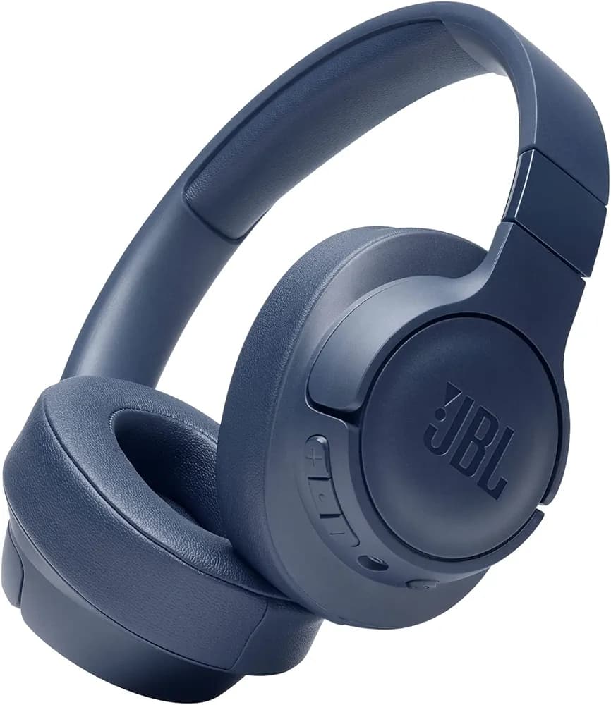 (Renewed) JBL Tune 710BT by Harman, 50 Hours Playtime with Quick Charging Wireless Over Ear Headphones with Mic, Dual Pairing, AUX & Voice Assistant Support for Mobile Phones (Blue)