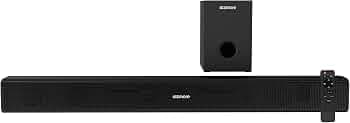 GIZMORE BAR6000 60W RMS Wired Soundbar with 360 Degree Surround Sound & Extra Deep Bass Subwoofer| Wall Mounted | Multi Connectivity & Remote Control ...