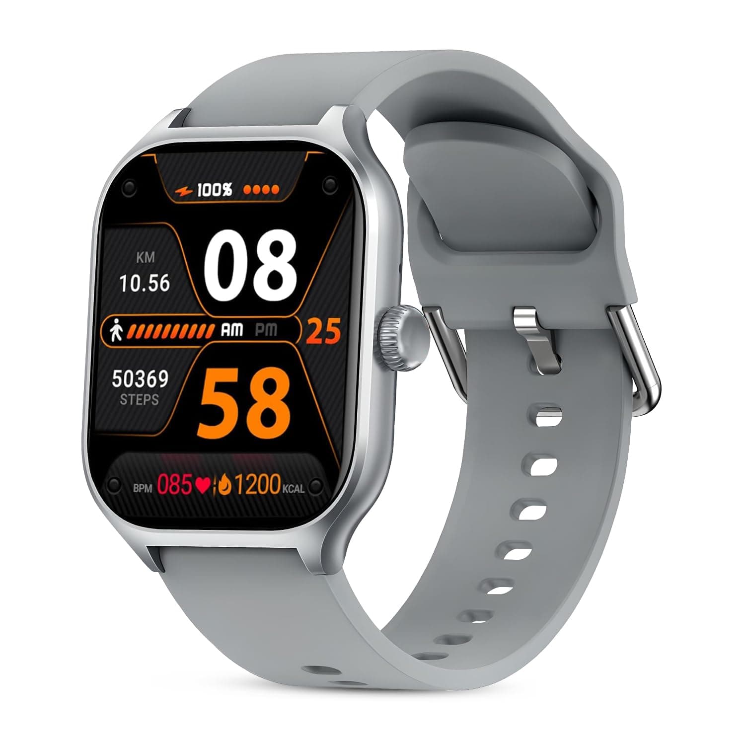 PunnkFunnk H9 Smart Watch 2.01" TFT Display, Bluetooth 5.0 with 100+ Sports Mode, Heart Rate & Blood Oxygen Monitor, Call & Message Reminders Compatib...